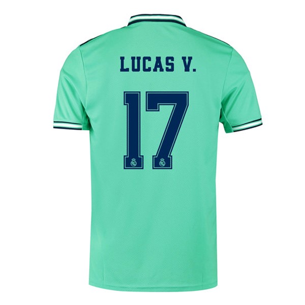 Camiseta Real Madrid NO.17 Lucas V. Tercera equipación 2019-2020 Verde